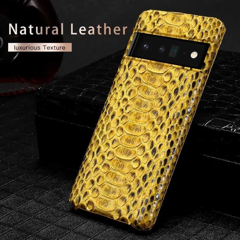 Genuine Python Luxury Case for Google Pixel