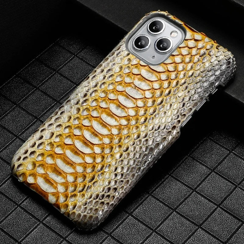 Genuine Python Luxury Case For iPhone