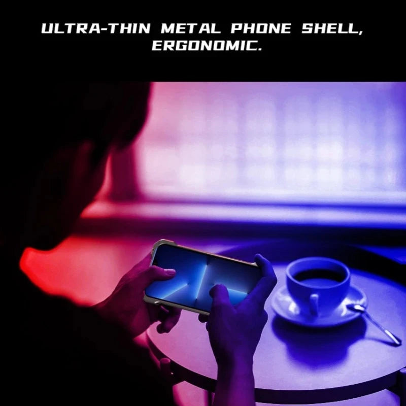 Heat Dissipating Aluminum Alloy Shockproof Metal Case For iPhone