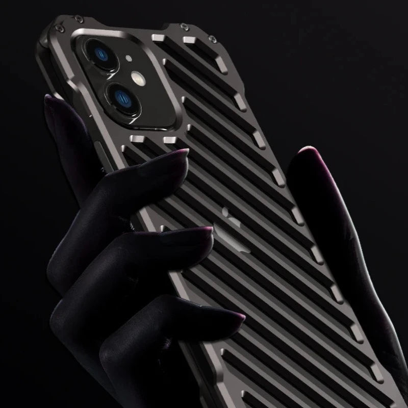 Heat Dissipating Aluminum Alloy Shockproof Metal Case For iPhone