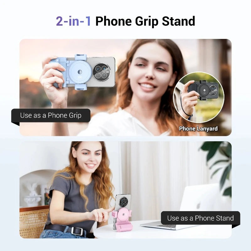 Professional Camera Grip Extension Pack with Wireless Remote for Smartphone