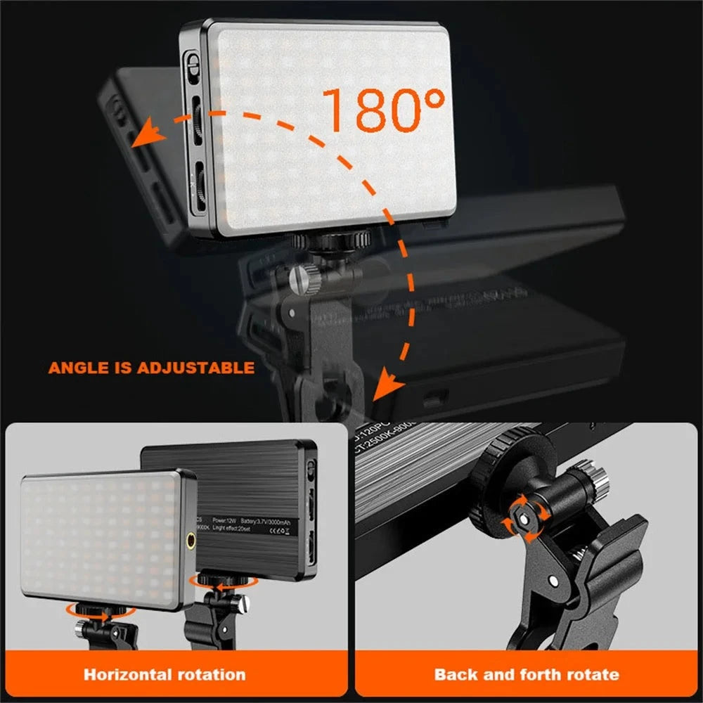 120 LED Multi-Device Rechargeable Fill Light