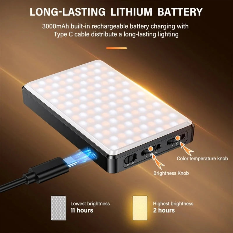 120 LED Multi-Device Rechargeable Fill Light