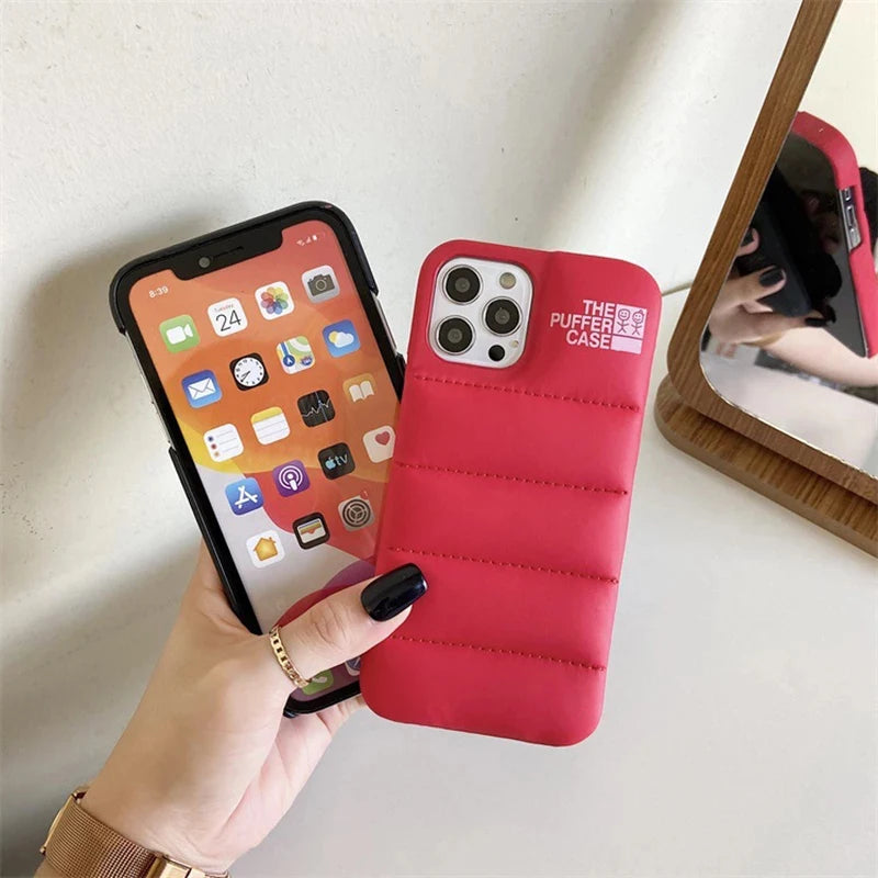 The Puffer Case with Full Down Protection for iPhone