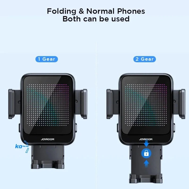 15W Wireless Fast Charging Smartphone Car Holder