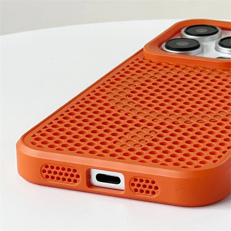 Cooling Heat Dissipation Magsafe Mesh Case For iPhone