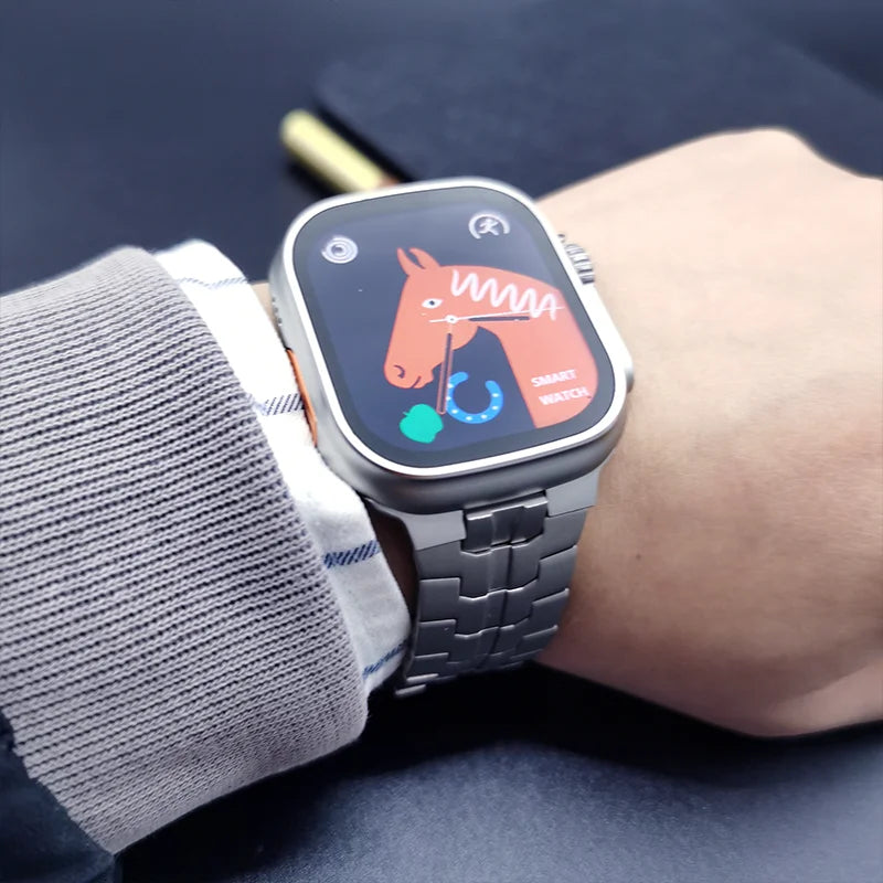 Luxury Genuine Titanium Strap for Apple Watch