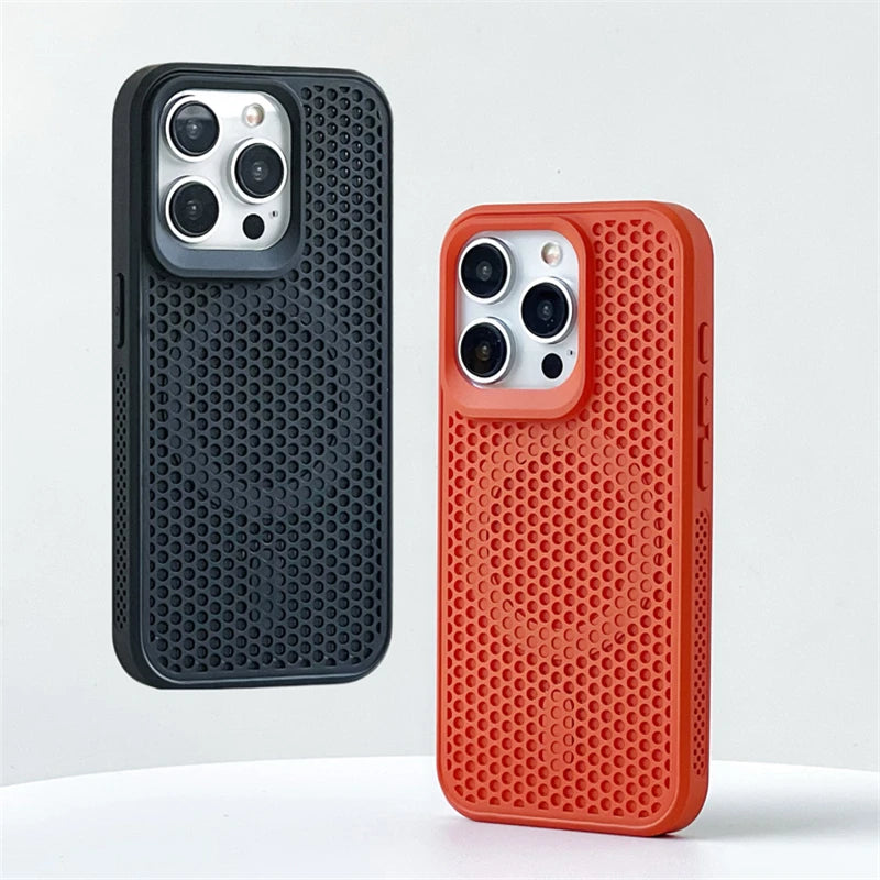 Cooling Heat Dissipation Magsafe Mesh Case For iPhone