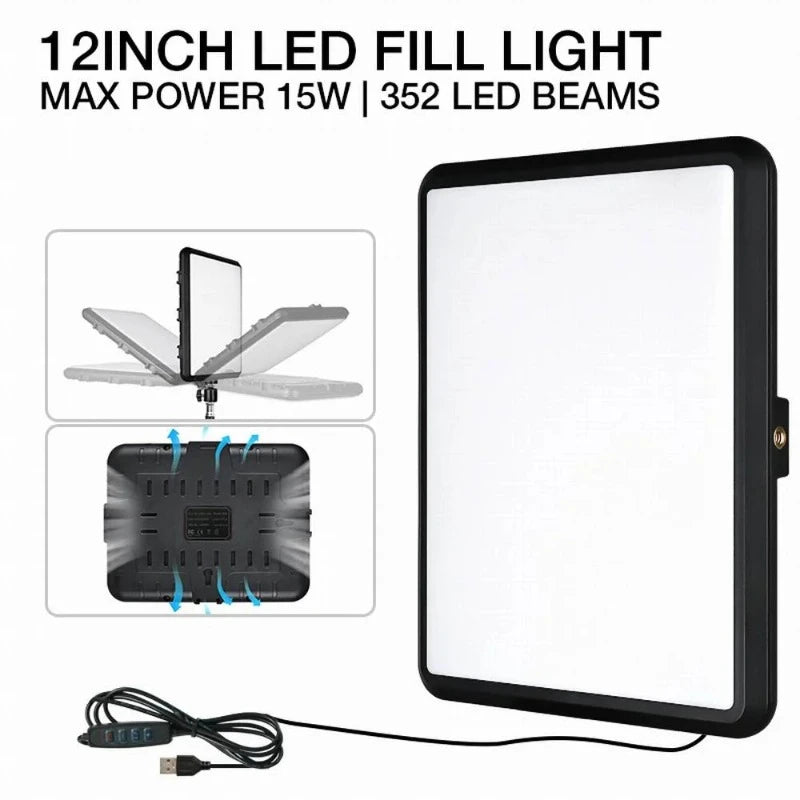 High Power 352 Led Studio Panel Fill Light