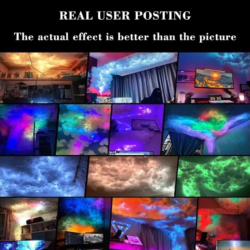 RGB Animating Thunder Cloud LED Atmosphere Lighting