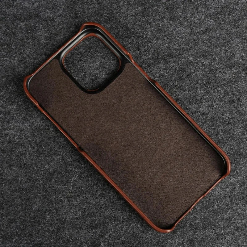 Genuine Leather Patina Cases For iPhone