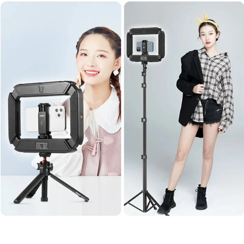 U200 LED Video Light Smartphone Video Rig