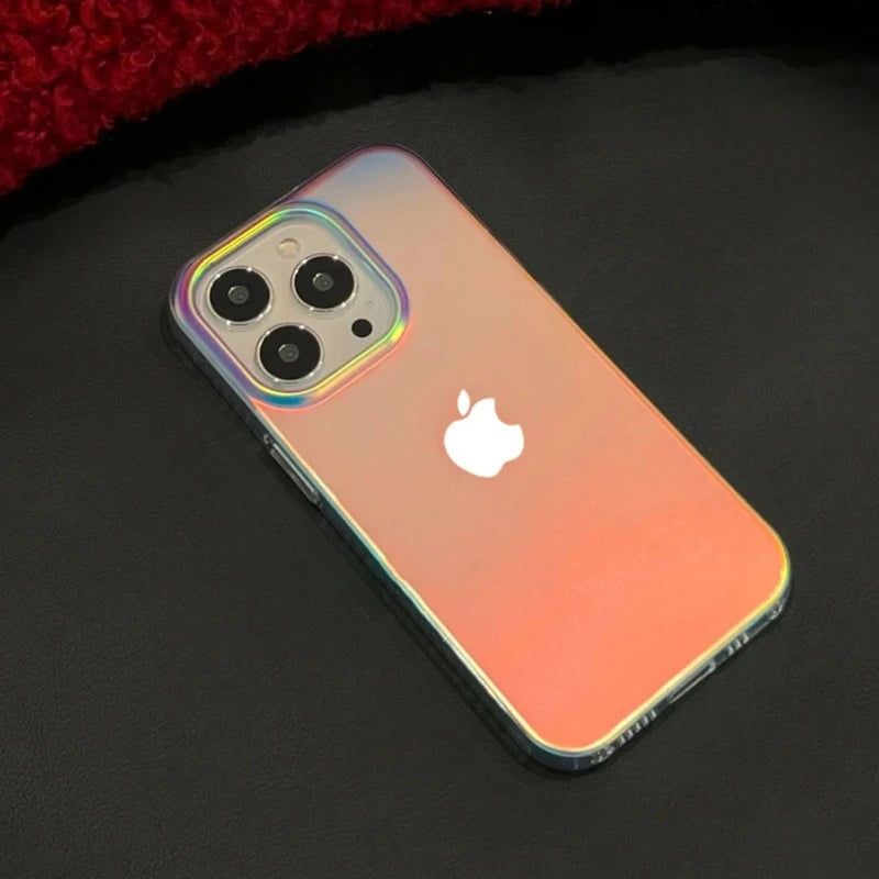 Prism Effect Iridescent Laser Gradient Case for iPhone