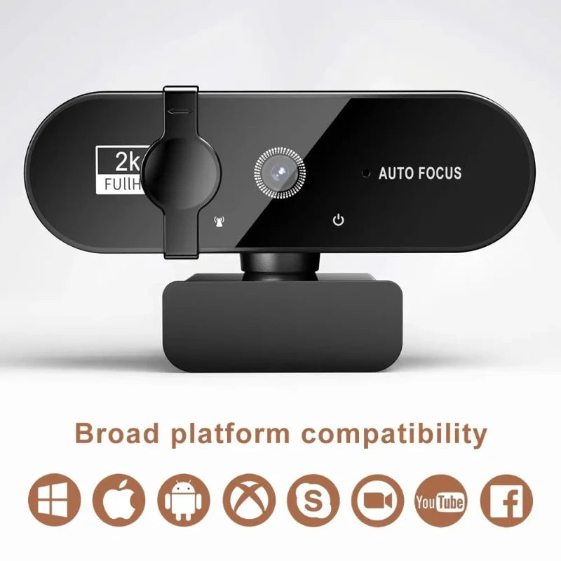 Full HD USB Auto Focus Webcam with Microphone