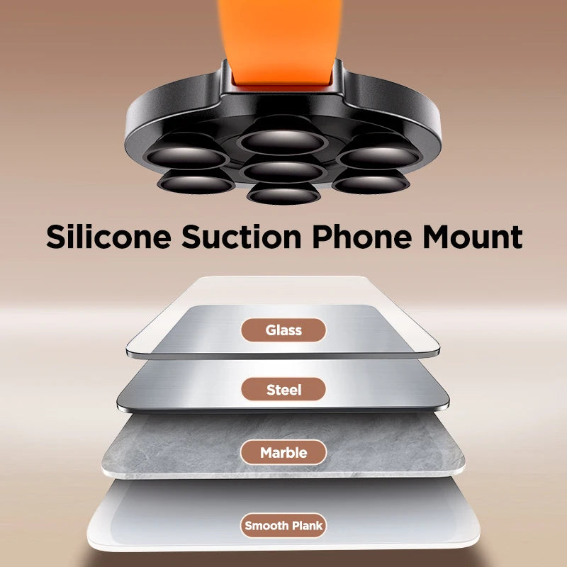 Magnetic Silicone Suction Cup Hands-Free Phone Mount