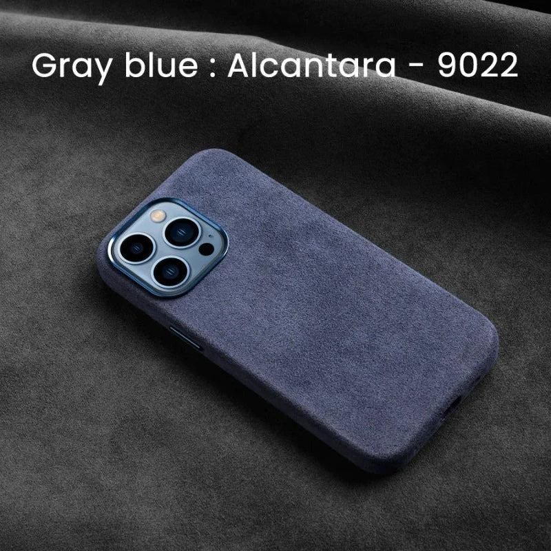 Magnetic Alcantara Case for iPhone