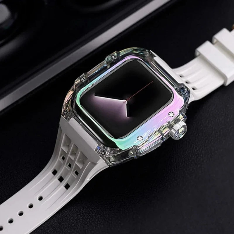 Richard Mille Inspired Smooth Bezel Luxury Modification Kit For Apple Watch Ultra Models