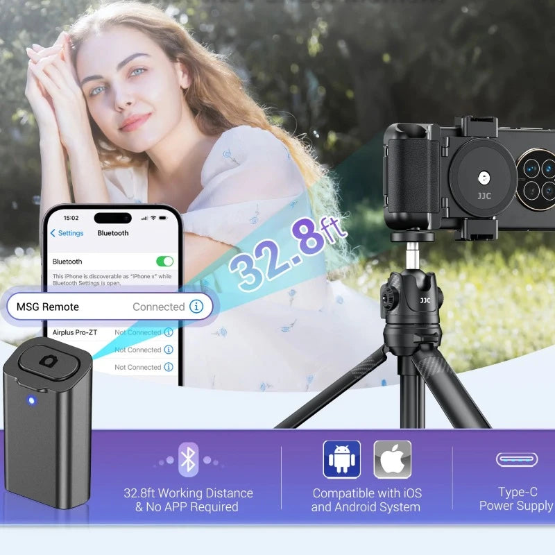 Professional Camera Grip Extension Pack with Wireless Remote for Smartphone