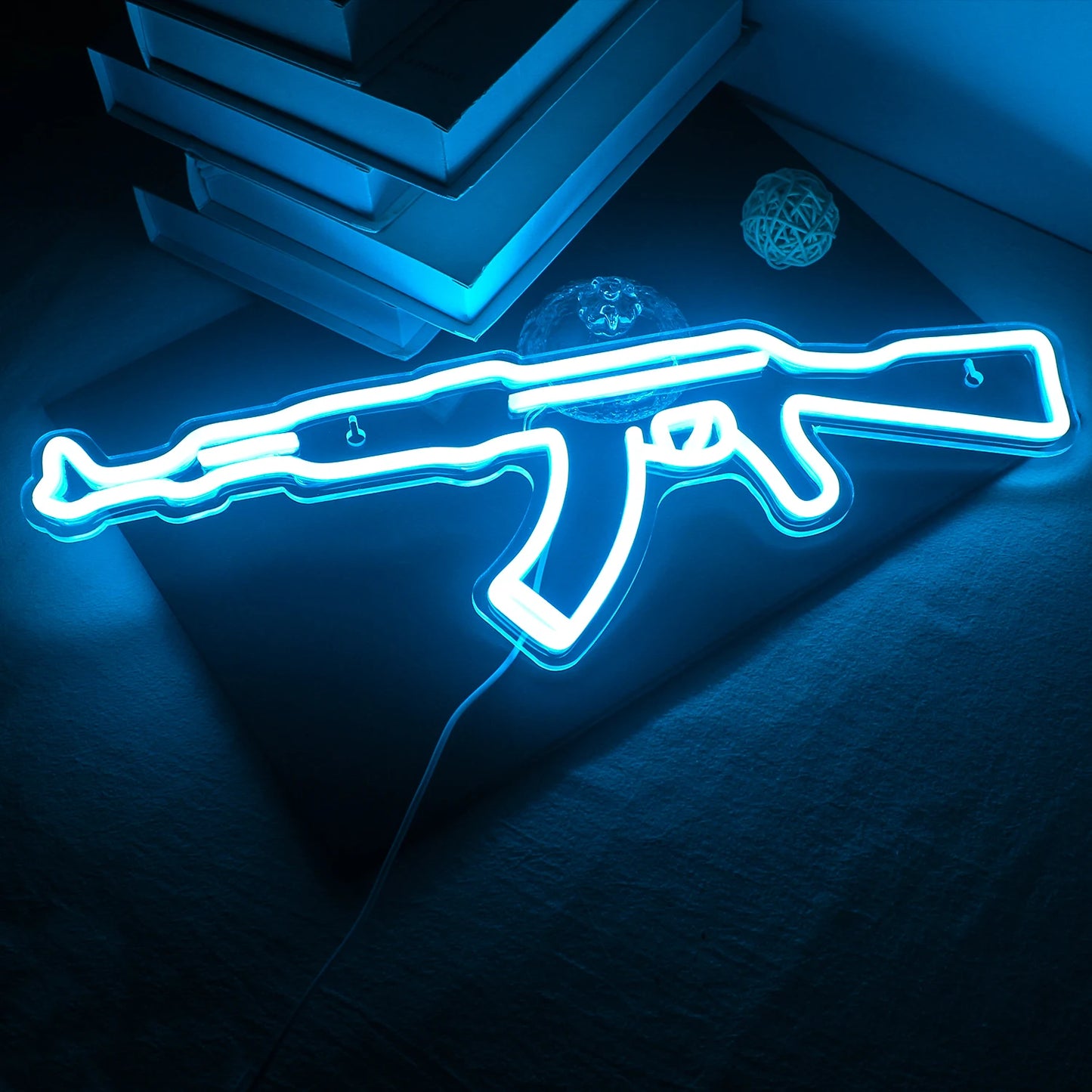 LED Neon Light Hanging AK 47