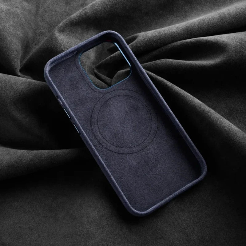 Magnetic Alcantara Case for iPhone