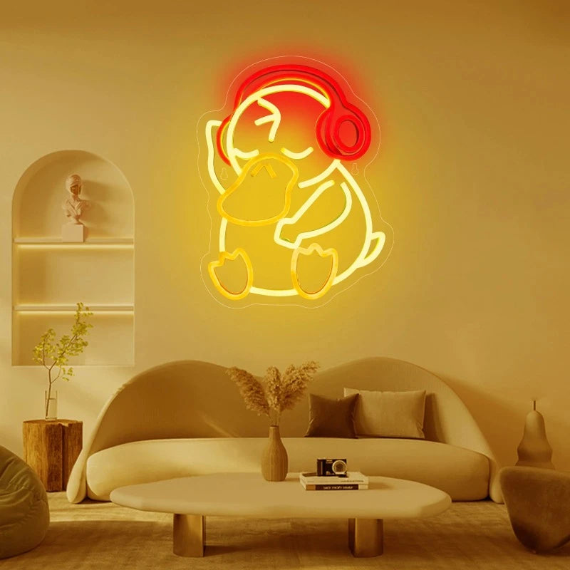 VibeDuck Adjustable Brightness Neon Light Sign