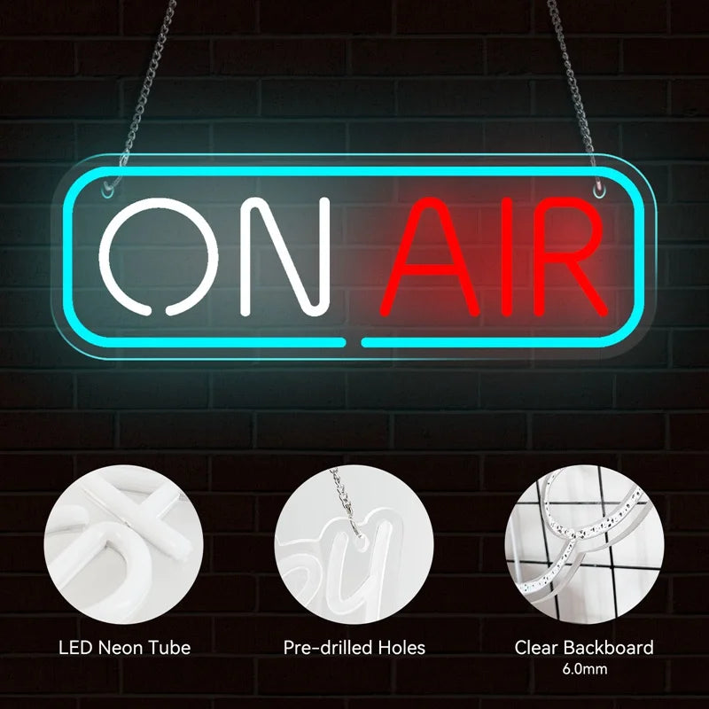 "ON AIR" LED Neon Light Sign