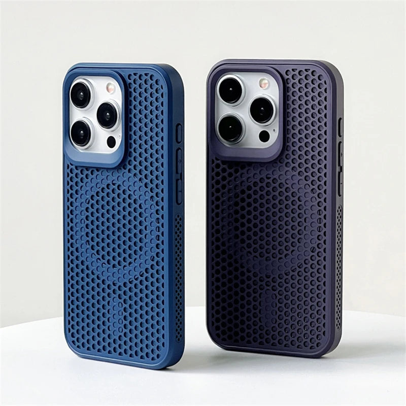 Cooling Heat Dissipation Magsafe Mesh Case For iPhone