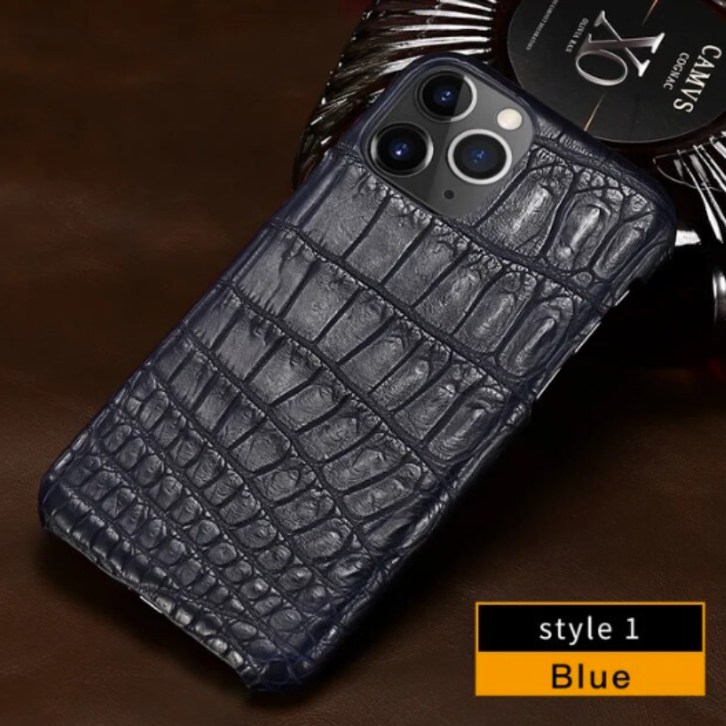 Genuine Crocodile Skin Case for iPhone