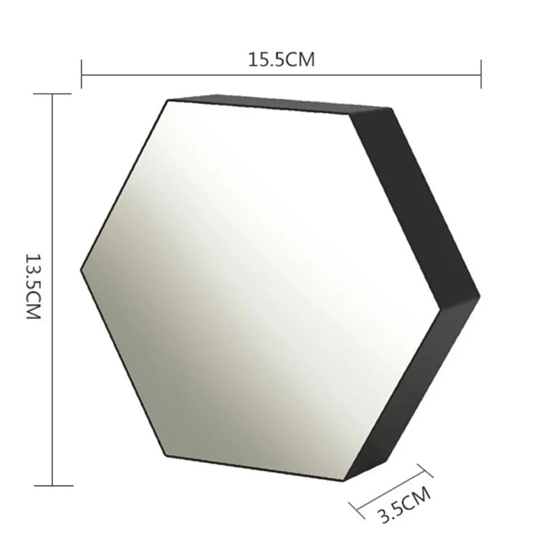 3D Hexagonal RGB LED Mirror Tunnel Light