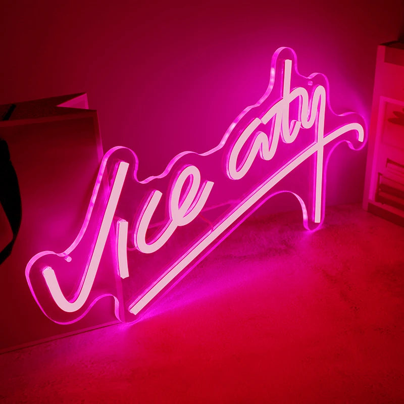 "Vice City" Pink Neon LED Sign