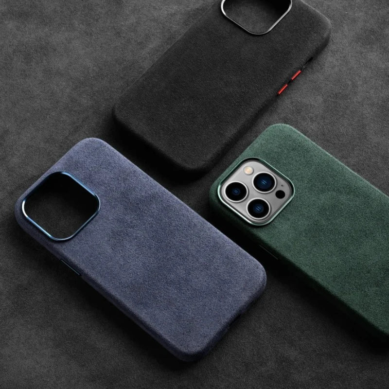 Magnetic Alcantara Case for iPhone